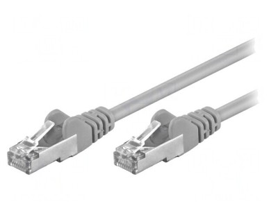 Patch Cord Ethernet F/UTP Cat5e Gri 5m foto