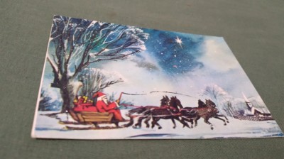 CARTE POSTALA FELICITARE CIRCULATA foto