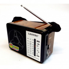 Radio Leotec LT-616 cu 4 benzi radio,alimentare 220v si baterii