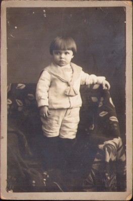 HST P2/664 Poză veche copil Rom&amp;acirc;nia foto