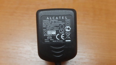 ALIMENTATOR ALCATEL 5V- 500 mA MODEL S003HV0500050 FUNCTIONEAZA foto