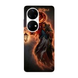 Husa compatibila cu Huawei Mate 40 model Mystical pumpkin, Silicon, TPU, Viceversa
