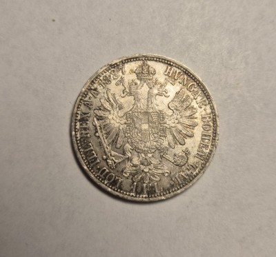 1 Florin 1887 UNC foto