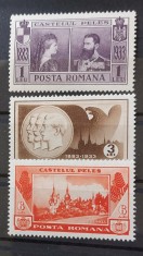 Romania 1933 - Semicentenarul Castelului Peles foto