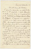 Autograf: IORGU IORDAN catre Dumitru Braharu, la Cluj in 1938