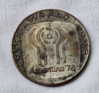 FIFA Campionatul mondial de fotbal - Argentina 1978, medalie Rara foto