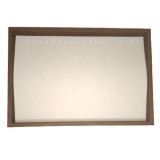 Tavă Expunere Lănțișoare și Brățări &ndash; 18 Spații, Interior Crem &amp; Ramă Lemn