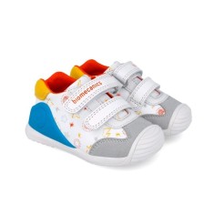 Adidasi Primii Pasi pentru Copii Biomecanics 252115, alb (Marime Disponibila:
