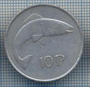 AX 1167 MONEDA - IRLANDA - 10 PENCE -ANUL 1974 -STAREA CARE SE VEDE foto