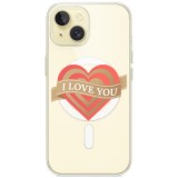Husa personalizata apple iphone 14, magsafe, love you