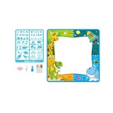 Covoras pentru desenat, Aerograf, modele si carioci incluse, 80x80 cm, ATU-080626, Oem