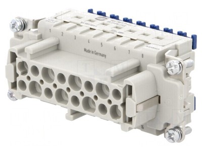 Conector HDC Inserturi Contact Mamă 16PIN Han ES Press foto