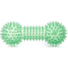 Jucarie gantera dental green 15 cm