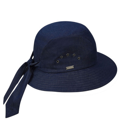 Palarie Betmar knotted cloche denim- Cod 9056980134 foto