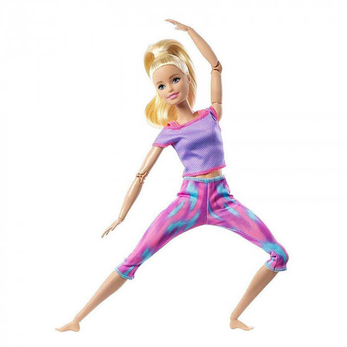 Papusa flexibila Barbie Made to Move, 3 ani+