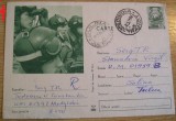 D11 - CPR - Carte postala tematica militara 4 - circulata la 1975