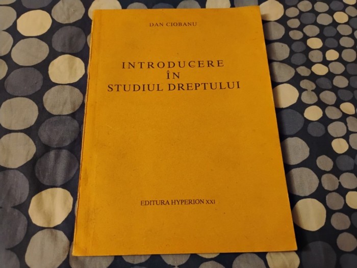 Introducere &icirc;n studiul dreptului