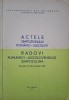 Actele Simpozionului Romano-Iugoslav Bucuresti 1979 - Carte Anticariat