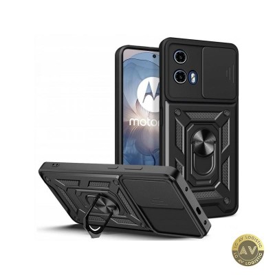 Husa pentru Motorola Moto E14 / G24 Power / G04 / G24 Tech-Protect CamShield Pro Neagra foto