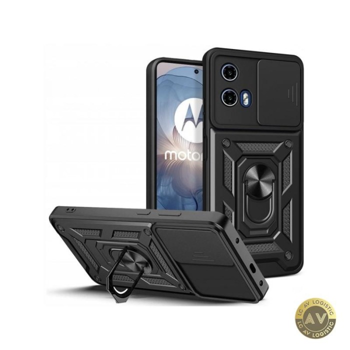 Husa pentru Motorola Moto E14 / G24 Power / G04 / G24 Tech-Protect CamShield Pro Neagra