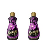 Set 2 x Balsam de rufe Semana Purple Rain, 1,65 l, 150 spalari