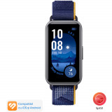 Cumpara ieftin Smartband fitness Huawei Band 9, Dark Gray Body with Blue Nylon Strap