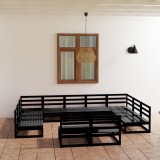 VidaXL Set mobilier de grădină, 11 piese, lemn masiv de pin 3076173
