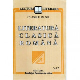- Literatura clasica romana vol. II - Clasele IX-XII - 120161