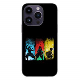 Husa compatibila cu Apple iPhone 15 Pro Silicon Gel Tpu Model Demon Slayer Team