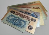 Comandamentul Armatei Roșii &ndash; Set complet de 7 bancnote - Gold Collector Edition &ndash; cu inserție decorativă de aur 24k