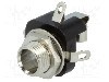 Conector jack, Jack 6,3mm, 3 contacte, mama, LUMBERG - KLB 3