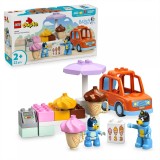 Vizita la gelaterie cu Bluey