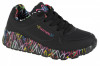 Pantofi pentru adidași Skechers Uno Lite 314976L-BKMT negru, 27 - 39, 39.5