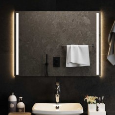 vidaXL Oglindă de baie cu LED, 80x60 cm 151749