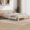 vidaXL Cadru de pat, 140x190 cm, lemn masiv de pin 810475