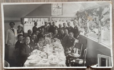Intrunire a liberalilor, Cluj 1931// foto tip CP foto