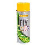 Vopsea Spray Decorativa Dupli-Color Fly Color, 400 ml, Galbena, Spray Vopsea Decorativa, Vopsea Acrilica Decorativa, Vopsele Decorative Pulverizante,