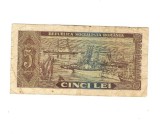 Romania 1966 - 5 lei, circulat