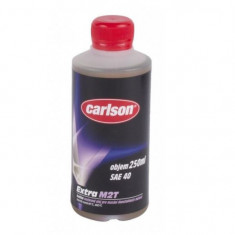 Ulei de motor Carlson 2T Extra M2T SAE 40, pentru motoare in 2 timpi, 250 ml Mania Tools foto