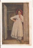 FA116 -Carte Postala- RUSIA - State Tretyakov Gallery. A.A. Ivanov -An Albanian Girl, necirculata