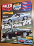 revista auto pro iulie 1996 - hyundai lantra , bmw , formula 1 , senna