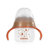 Cana Baboo cu tetina din silicon, Au Naturale, 150 ml, 6 luni+