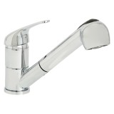 Cumpara ieftin Baterie Bucatarie Monocomanda Mokau, Alama Cromata, Pipa Pivotanta, Dus Extractibil, Cartus Ceramic 40mm