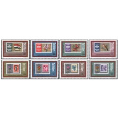 Ungaria 1973 - expo filatelic Polonia, serie neuzata