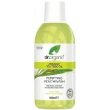Apa de gura Dr.Organic Bio Extract Arbore de Ceai 500ml - Antibacterian, Natural, Mentolat, Non-Alcoolic, Vegan