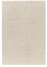 Covor Premium Belgian Model Cabo 59602-055, Marime 120 x 170 cm, Bej, Inaltime Fir 14 mm, Antialergic, Polipropilena, Living, Dormitor, Sufragerie, Bi foto