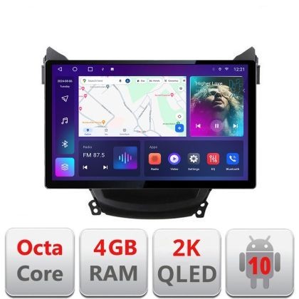 Navigatie Hyundai Elantra 2011-2013 Qled 2K Octa Core 4+64 LTE 4G DSP Wifi 5Ghz android auto carplay radio gps internet EDT-E413-2K CarStore Technolog