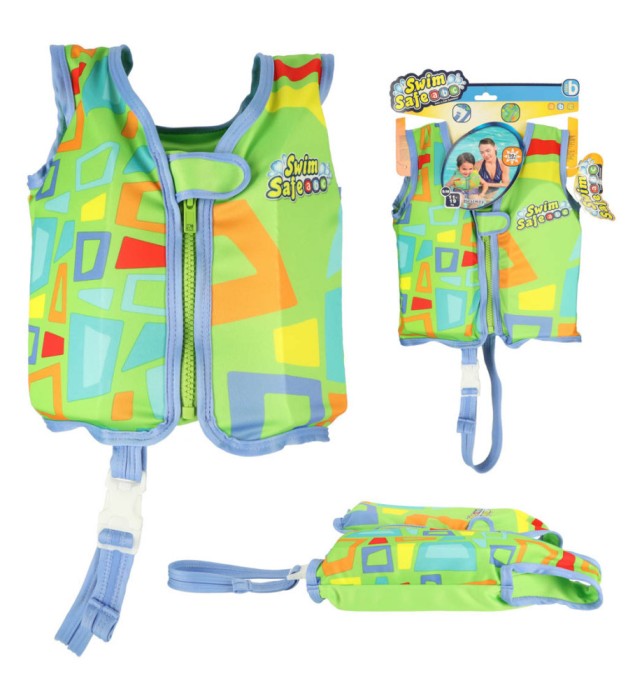 Vestă de inot pentru copii 1-3 ani S/M BESTWAY 32176, verde