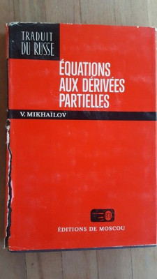 Equations aux derivees partielles- V. Mikhailov foto