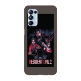 Husa compatibila cu Oppo A55, Viceversa, model Resident Evil 2, Silicon, TPU, Transparent, Carcasa